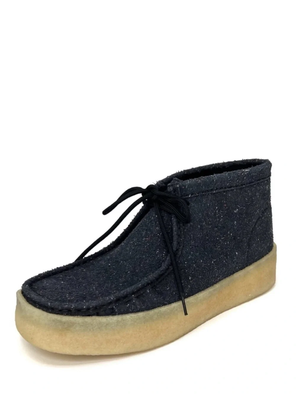 Clarks Wallabee Cup Chukka Boots Speckled Black Leather Men’s Size 9.5 New NWT